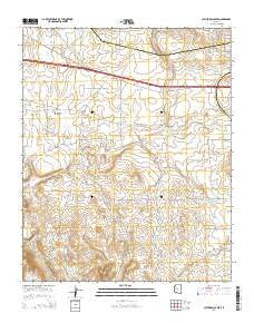 Cathedral Caves Arizona Current topographic map, 1:24000 scale, 7.5 X 7.5 Minute, Year 2014