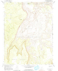 Cattle Canyon Arizona Historical topographic map, 1:24000 scale, 7.5 X 7.5 Minute, Year 1970