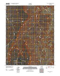 Cattle Canyon Arizona Historical topographic map, 1:24000 scale, 7.5 X 7.5 Minute, Year 2011