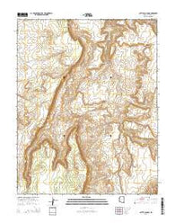 Cattle Canyon Arizona Current topographic map, 1:24000 scale, 7.5 X 7.5 Minute, Year 2014