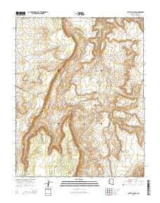 Cattle Canyon Arizona Current topographic map, 1:24000 scale, 7.5 X 7.5 Minute, Year 2014