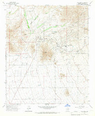 Cave Creek Arizona Historical topographic map, 1:24000 scale, 7.5 X 7.5 Minute, Year 1965