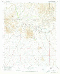 Cave Creek Arizona Historical topographic map, 1:24000 scale, 7.5 X 7.5 Minute, Year 1965