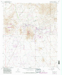 Cave Creek Arizona Historical topographic map, 1:24000 scale, 7.5 X 7.5 Minute, Year 1965