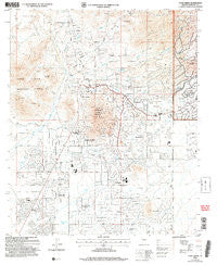 Cave Creek Arizona Historical topographic map, 1:24000 scale, 7.5 X 7.5 Minute, Year 2004