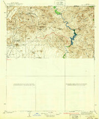 Cave Creek Arizona Historical topographic map, 1:125000 scale, 30 X 30 Minute, Year 1939