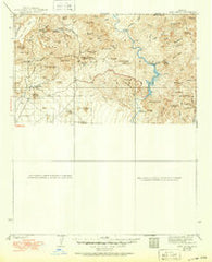 Cave Creek Arizona Historical topographic map, 1:125000 scale, 30 X 30 Minute, Year 1939