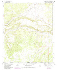 Ceadro Spring SE Arizona Historical topographic map, 1:24000 scale, 7.5 X 7.5 Minute, Year 1979
