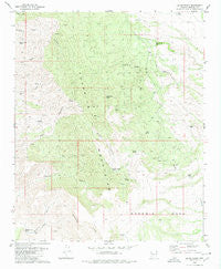 Cedar Basin Arizona Historical topographic map, 1:24000 scale, 7.5 X 7.5 Minute, Year 1980