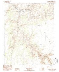 Cedar Tree Bench Arizona Historical topographic map, 1:24000 scale, 7.5 X 7.5 Minute, Year 1985