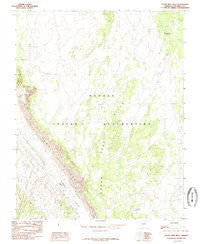 Cedar Tree Hills Arizona Historical topographic map, 1:24000 scale, 7.5 X 7.5 Minute, Year 1985