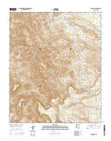 Cedar Basin Arizona Current topographic map, 1:24000 scale, 7.5 X 7.5 Minute, Year 2014
