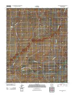 Cedar Lake Wash Arizona Historical topographic map, 1:24000 scale, 7.5 X 7.5 Minute, Year 2011