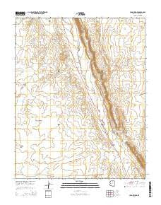 Cedar Ridge Arizona Current topographic map, 1:24000 scale, 7.5 X 7.5 Minute, Year 2014