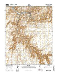 Cedar Tree Bench Arizona Current topographic map, 1:24000 scale, 7.5 X 7.5 Minute, Year 2014