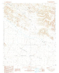 Cementosa Wash Arizona Historical topographic map, 1:24000 scale, 7.5 X 7.5 Minute, Year 1990