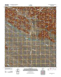 Cementosa Wash Arizona Historical topographic map, 1:24000 scale, 7.5 X 7.5 Minute, Year 2011