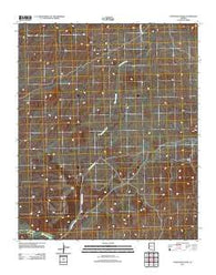 Centennial Wash Arizona Historical topographic map, 1:24000 scale, 7.5 X 7.5 Minute, Year 2011
