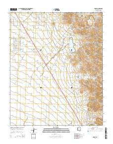 Cerbat Arizona Current topographic map, 1:24000 scale, 7.5 X 7.5 Minute, Year 2014