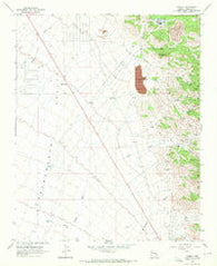 Cerbat Arizona Historical topographic map, 1:24000 scale, 7.5 X 7.5 Minute, Year 1968