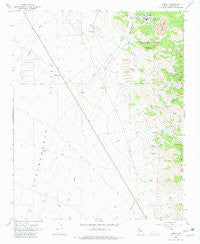 Cerbat Arizona Historical topographic map, 1:24000 scale, 7.5 X 7.5 Minute, Year 1968