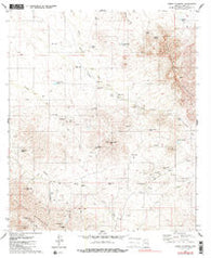 Cerro Colorado Arizona Historical topographic map, 1:24000 scale, 7.5 X 7.5 Minute, Year 1979