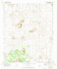 Cerro Hueco Arizona Historical topographic map, 1:24000 scale, 7.5 X 7.5 Minute, Year 1971