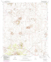 Cerro Hueco Arizona Historical topographic map, 1:24000 scale, 7.5 X 7.5 Minute, Year 1971