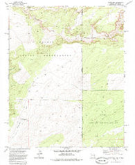 Chafin Well Arizona Historical topographic map, 1:24000 scale, 7.5 X 7.5 Minute, Year 1971