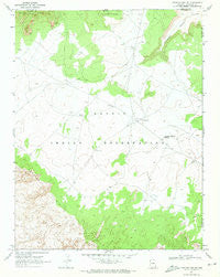 Chaiyahi Rim NE Arizona Historical topographic map, 1:24000 scale, 7.5 X 7.5 Minute, Year 1970