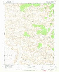 Chaiyahi Rim SE Arizona Historical topographic map, 1:24000 scale, 7.5 X 7.5 Minute, Year 1970
