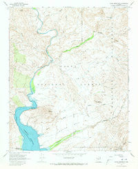 Chalk Mountain Arizona Historical topographic map, 1:24000 scale, 7.5 X 7.5 Minute, Year 1967