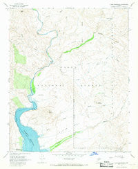 Chalk Mountain Arizona Historical topographic map, 1:24000 scale, 7.5 X 7.5 Minute, Year 1967