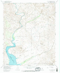 Chalk Mountain Arizona Historical topographic map, 1:24000 scale, 7.5 X 7.5 Minute, Year 1967
