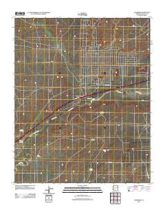 Chambers Arizona Historical topographic map, 1:24000 scale, 7.5 X 7.5 Minute, Year 2011