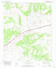Chambers Arizona Historical topographic map, 1:24000 scale, 7.5 X 7.5 Minute, Year 1971