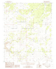 Chamisa Tank Arizona Historical topographic map, 1:24000 scale, 7.5 X 7.5 Minute, Year 1988
