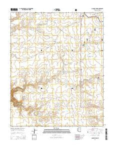 Chamisa Tank Arizona Current topographic map, 1:24000 scale, 7.5 X 7.5 Minute, Year 2014