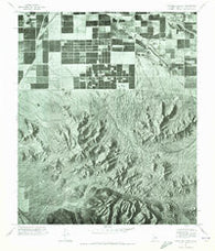 Chandler Heights Arizona Historical topographic map, 1:24000 scale, 7.5 X 7.5 Minute, Year 1971