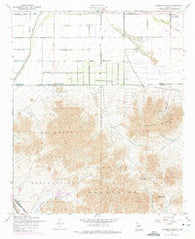 Chandler Heights Arizona Historical topographic map, 1:24000 scale, 7.5 X 7.5 Minute, Year 1956