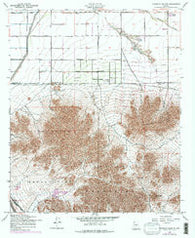 Chandler Heights Arizona Historical topographic map, 1:24000 scale, 7.5 X 7.5 Minute, Year 1956
