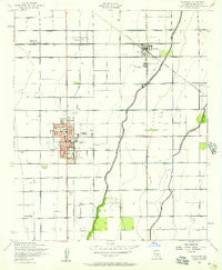 Chandler Arizona Historical topographic map, 1:24000 scale, 7.5 X 7.5 Minute, Year 1952