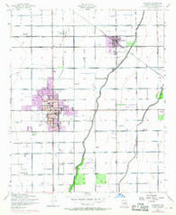 Chandler Arizona Historical topographic map, 1:24000 scale, 7.5 X 7.5 Minute, Year 1952