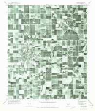 Chandler Arizona Historical topographic map, 1:24000 scale, 7.5 X 7.5 Minute, Year 1971