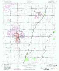 Chandler Arizona Historical topographic map, 1:24000 scale, 7.5 X 7.5 Minute, Year 1952