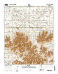 Chandler Heights Arizona Current topographic map, 1:24000 scale, 7.5 X 7.5 Minute, Year 2014