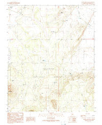Chapel Mountain Arizona Historical topographic map, 1:24000 scale, 7.5 X 7.5 Minute, Year 1989