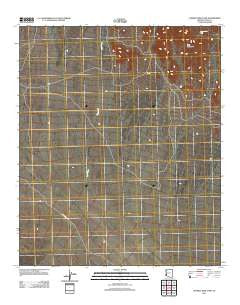Charlie Died Tank Arizona Historical topographic map, 1:24000 scale, 7.5 X 7.5 Minute, Year 2011