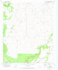 Chavez Mtn East Arizona Historical topographic map, 1:24000 scale, 7.5 X 7.5 Minute, Year 1971