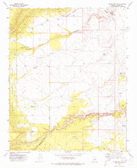 Chavez Mtn NW Arizona Historical topographic map, 1:24000 scale, 7.5 X 7.5 Minute, Year 1970